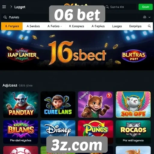 Comparativo das opções de jogos disponíveis na 06 bet